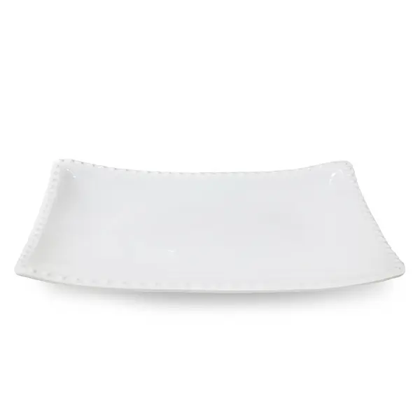  White Platter 44x30 cm