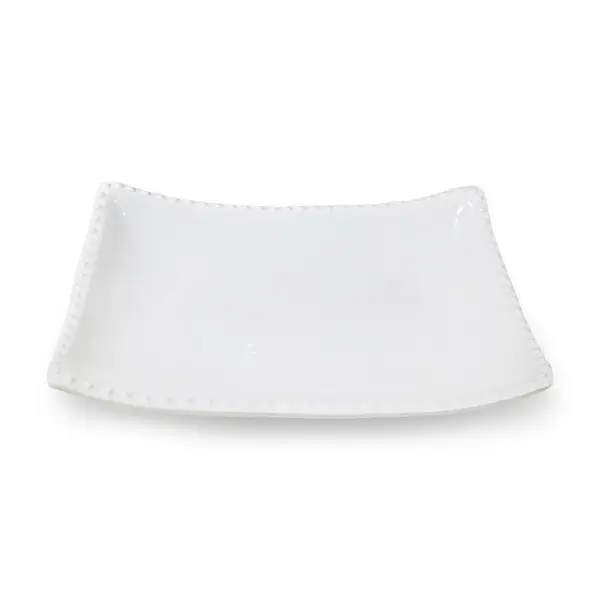  White Platter 37x26 cm