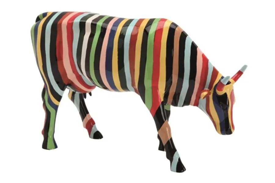  Large Striped Statue