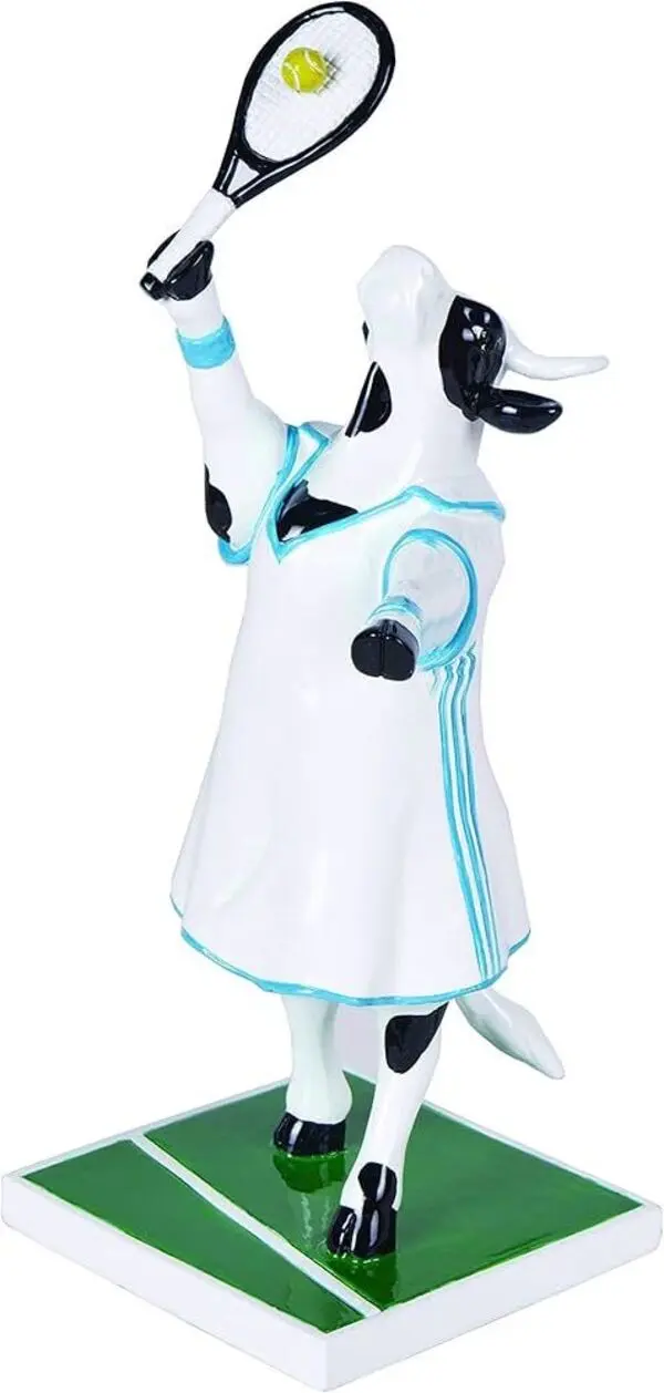  Tennis Cow Statue