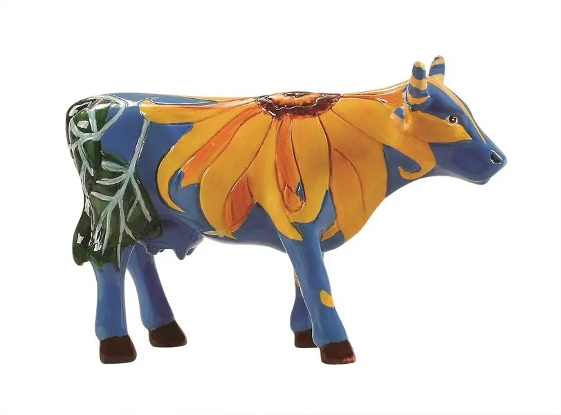  Udderly Sunflowers small resin statue