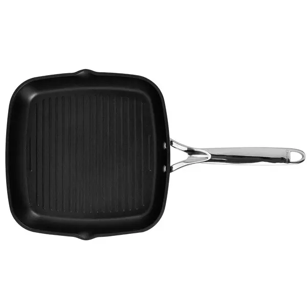  Castel Pro Fixed 28 cm Grill Pan Forged Aluminum Induction with Exceliss Coating