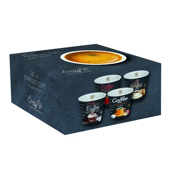  Espresseo Set Of 4 Pieces