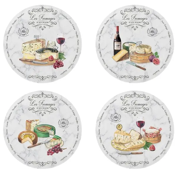 Set of 4 - Dessert Plate 19Cm Each