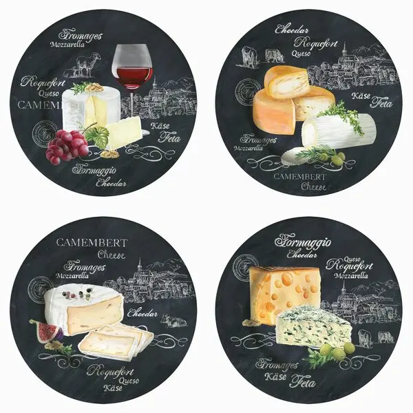 Set of 4 - Dessert Plate 19Cm Each
