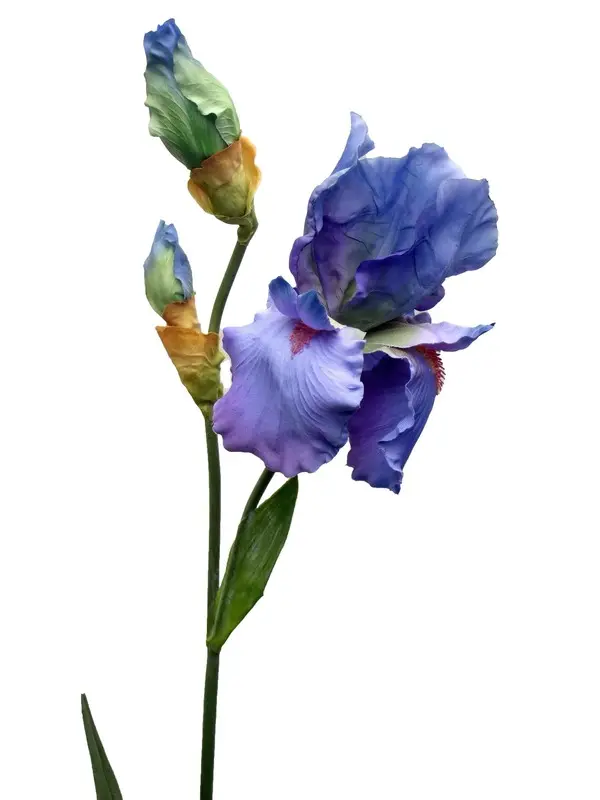 Artificial Flower - Iris Spray in Blue/Purple