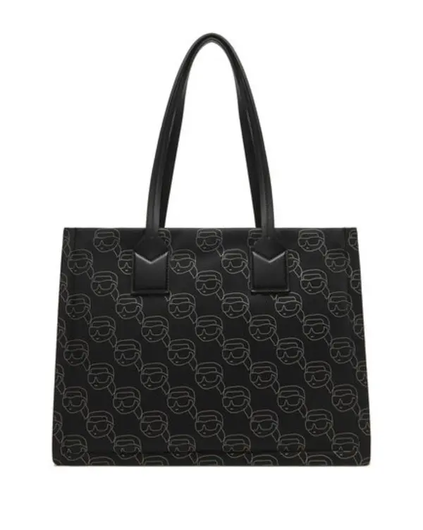 Nylon Medium Square Tote Bag