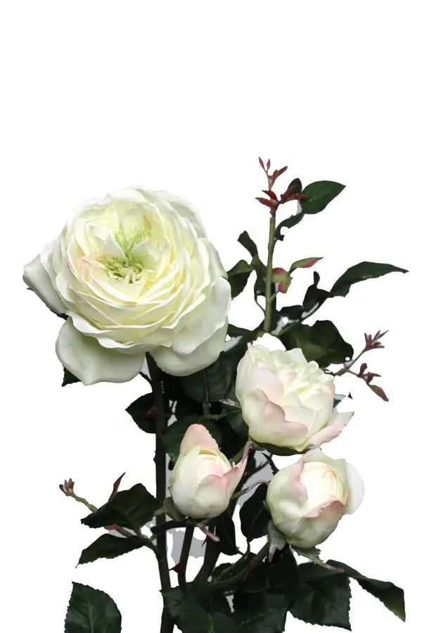 Artificial Flower - Fringe Rose in Cream