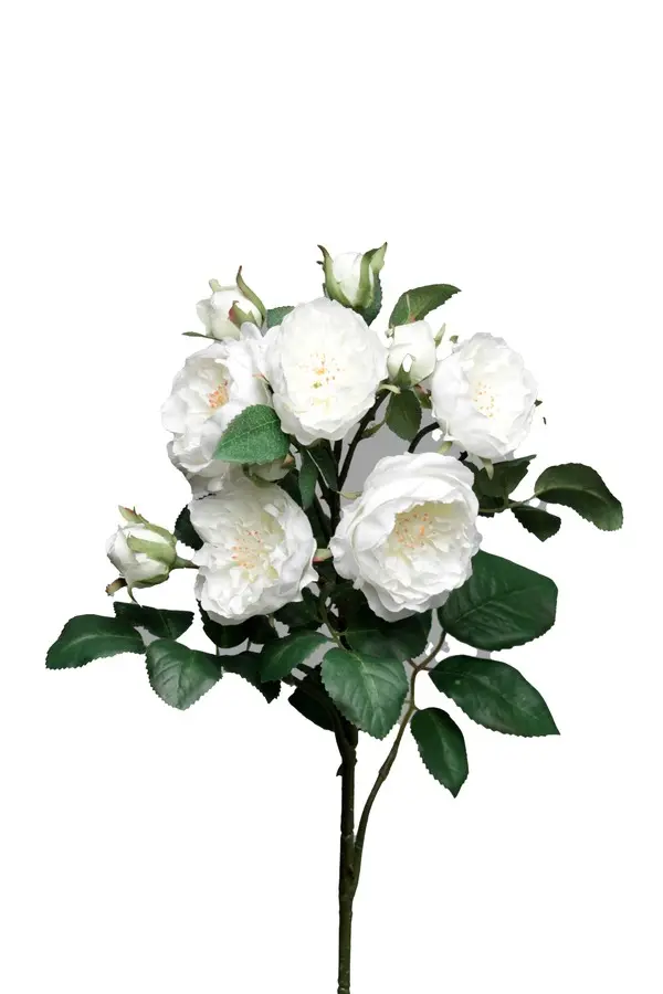 Artificial Flower - Rose Spray in Cream