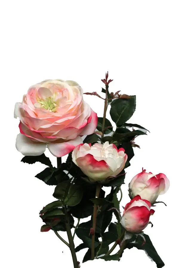 Artificial Flower - Fringe Rose in Pink