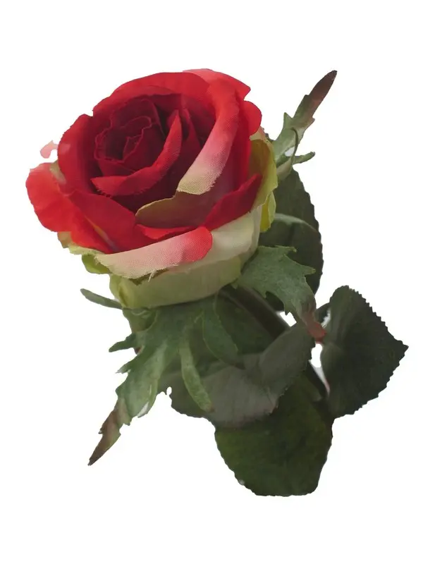 Artificial Flower - Rose Spray in Red