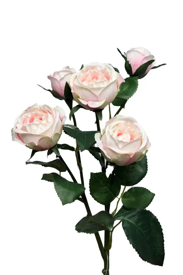 Artificial Flower - Rose Spray in Light Pink