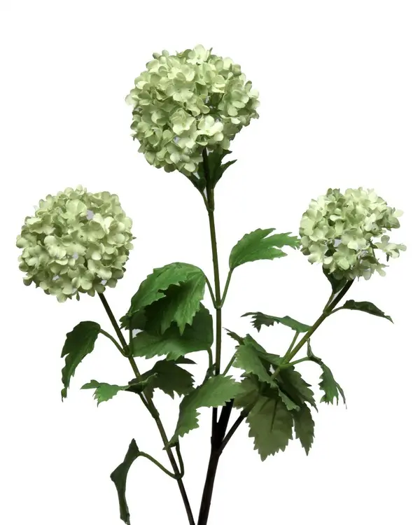 Artificial Flower - Snowball in Green