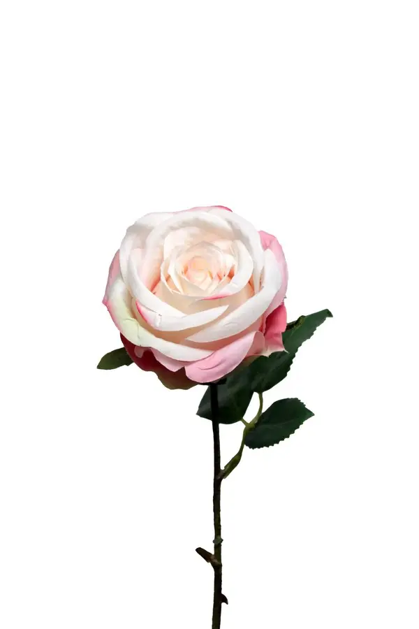 Artificial Flower - Rose Spray in Cream Pink