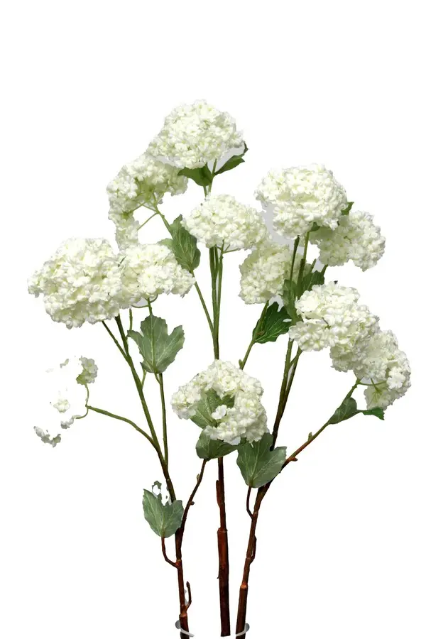 Artificial Flower - Snowball in Cream