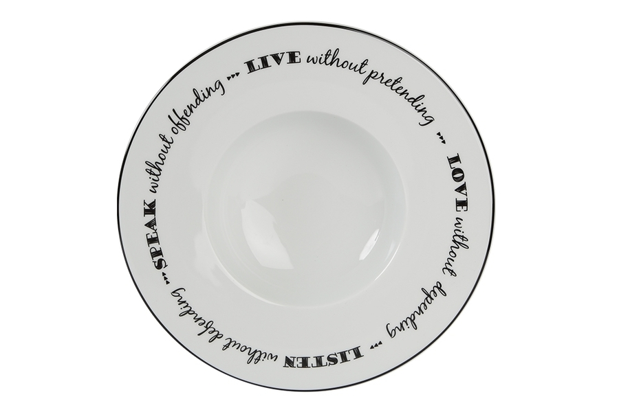  Be Happy Gourmet Plate 26cm