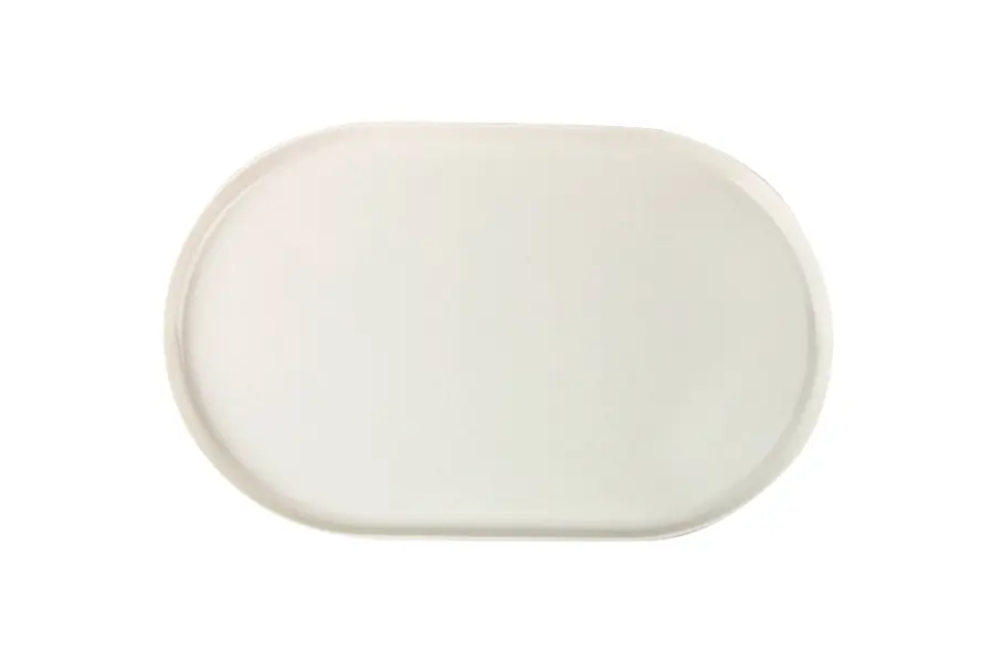  Chopin Alumilite Oval Plate 32cm (Bottom Glazed)