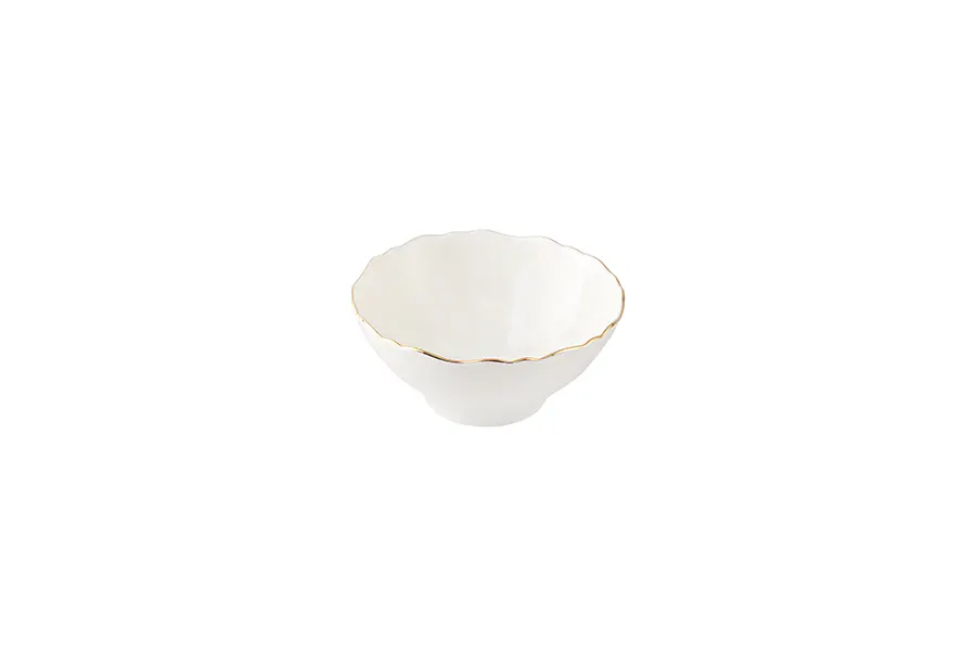  Tide Gold Banded Bowl 13cm