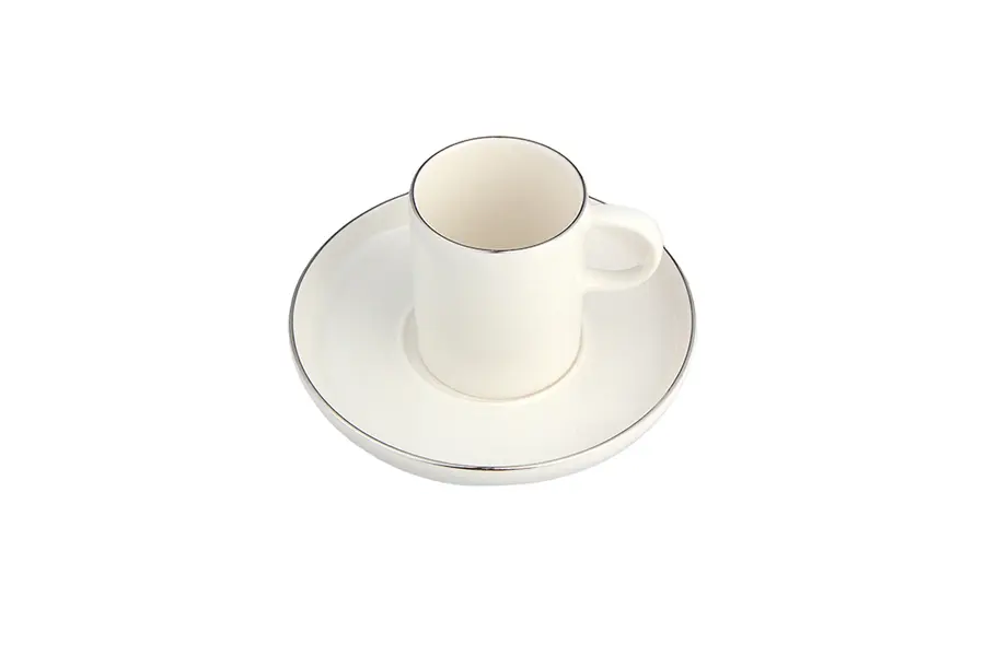  Chopin Platinum Banded Coffee Set 8 pcs.