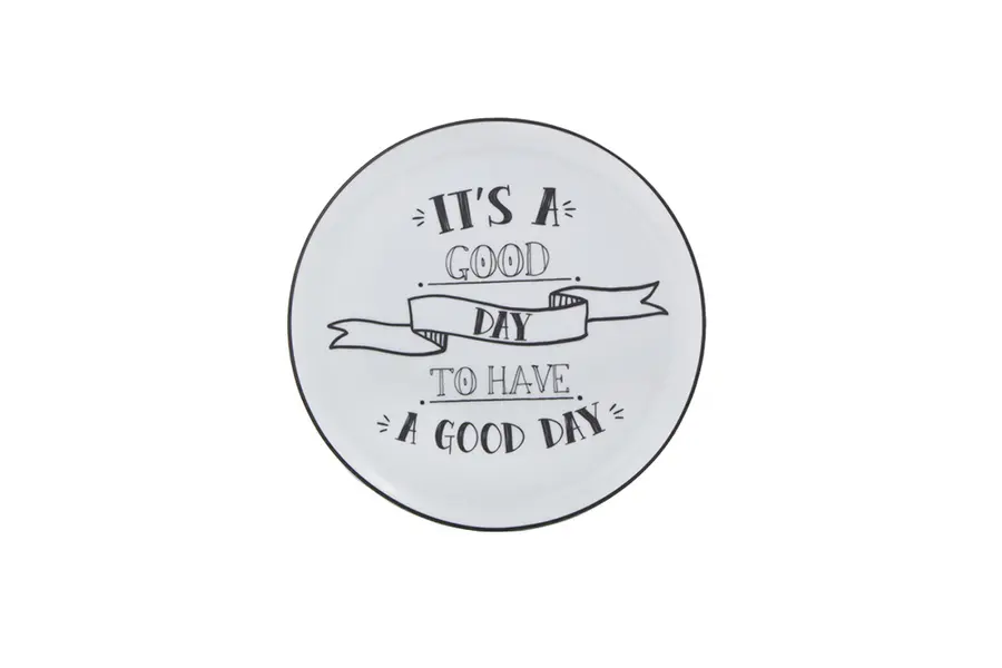  Be Happy Flat Plate 20cm