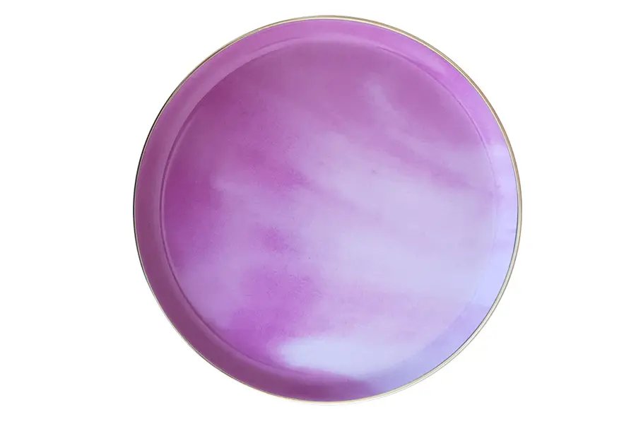  Posh Pink Flat Plate 28cm