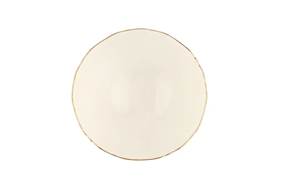  Tide Gold Banded Bowl 16cm