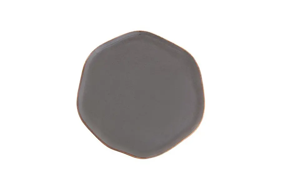  Pure Seasons Dark Grey Flat Plate 21cm