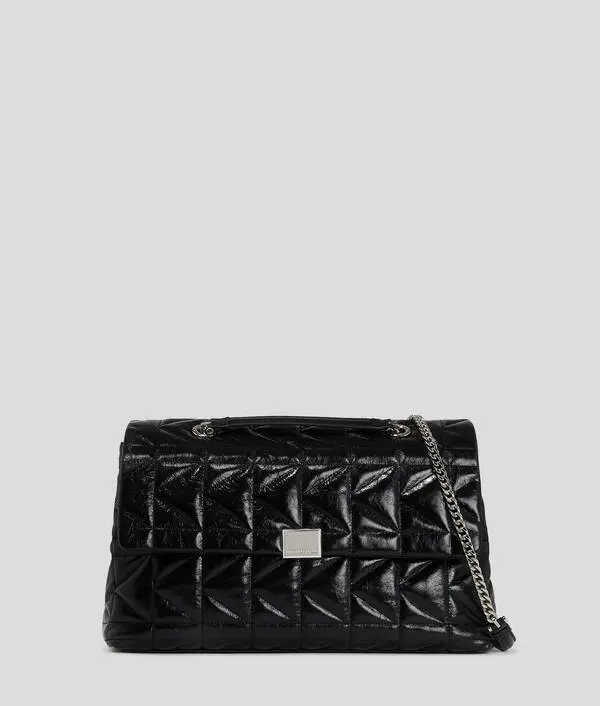 K/kuilt Shiny Large Shoulder Bag