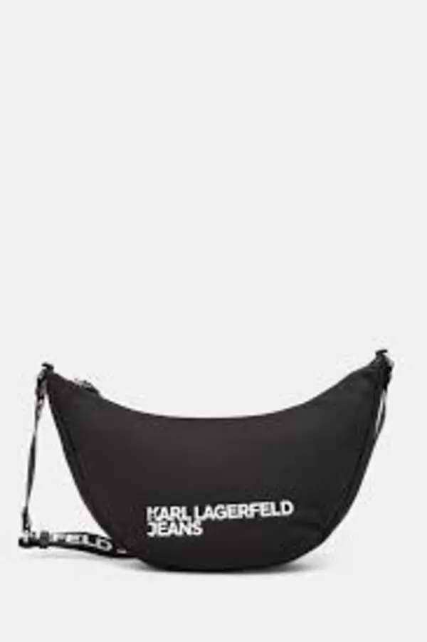  Nylon Half-Moon Shoulder Bag