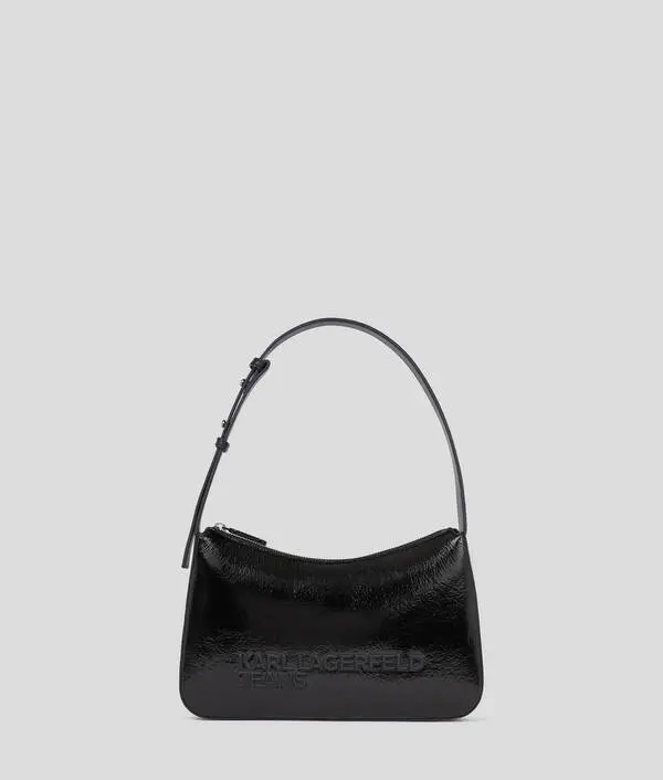  Faux-Leather Shoulder Bag