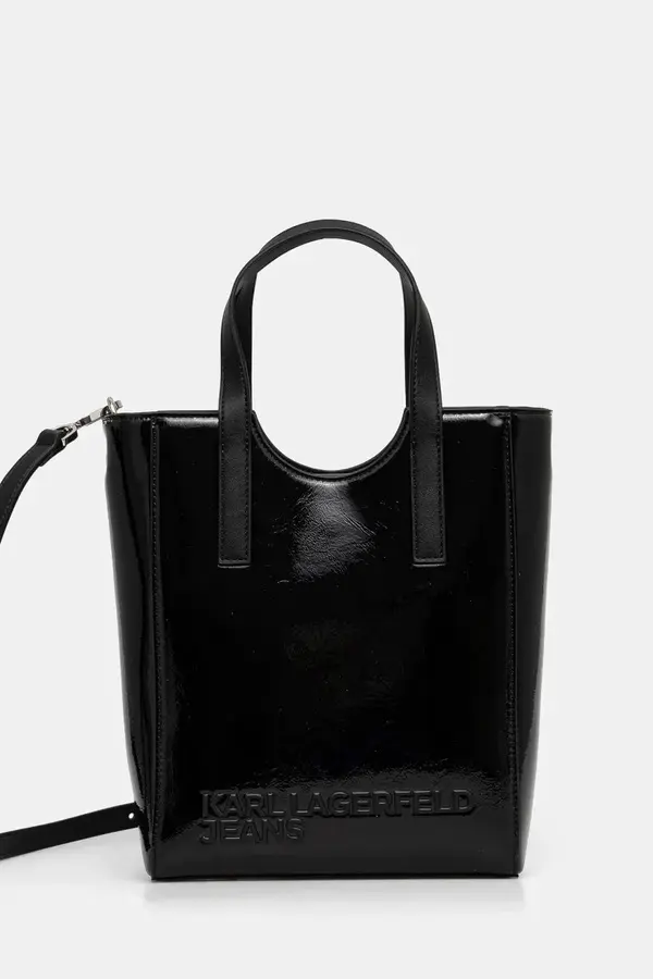  Mini Faux-Leather Tote Bag
