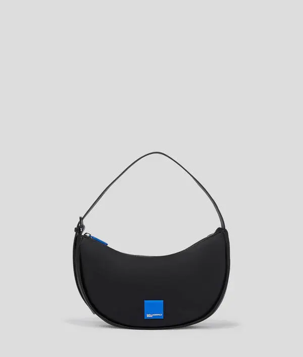  Box Logo Half-Moon Shoulder Bag