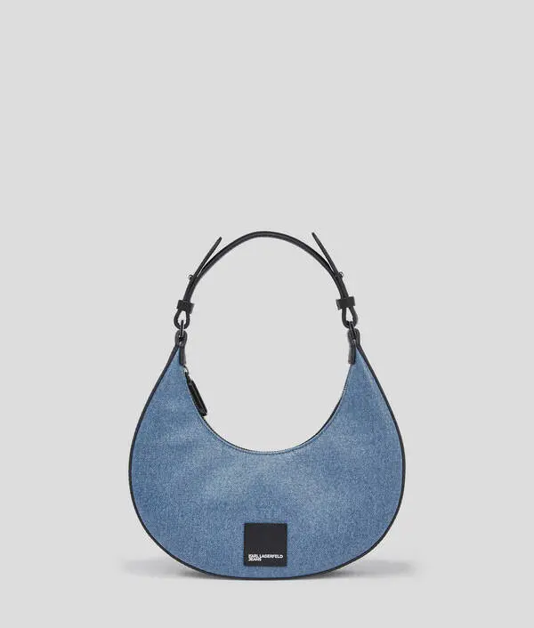  Box Logo Half-Moon Shoulder Bag