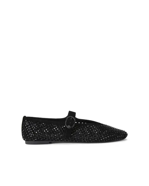  Crystal-Embellished Mary Janes