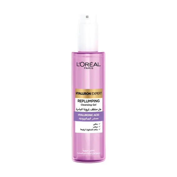 L'Oréal Paris, Hyaluron Expert, Replumping Cleansing Gel Wash with Hyaluronic Acid