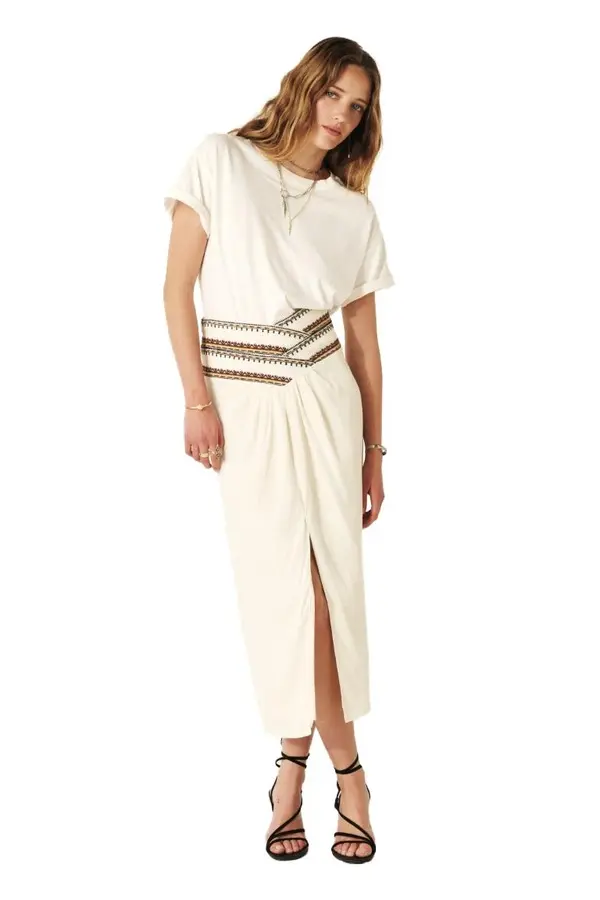 Knit Wool Maxi Skirt