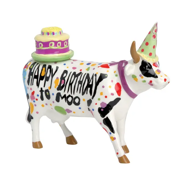 Happy Birthday To Moo! - medium ceramiC