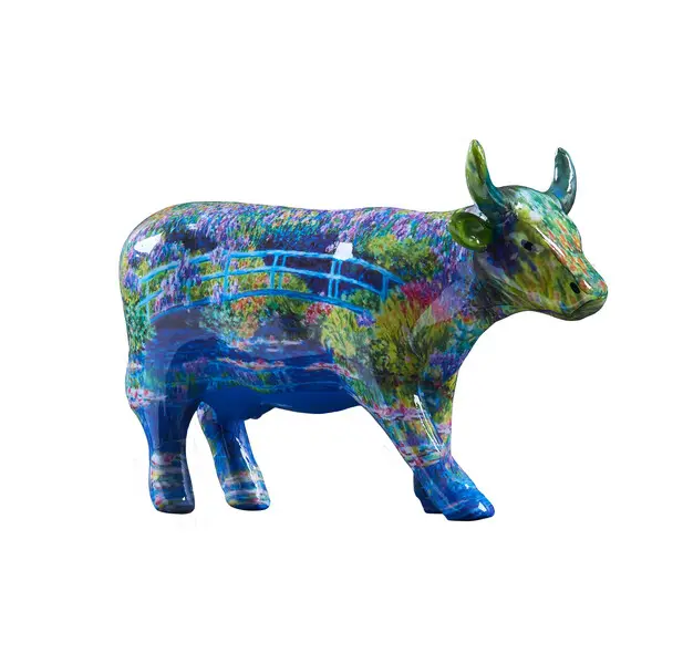 Giverny Cow - medium ceramic