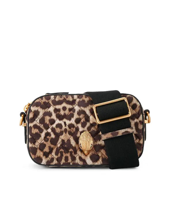  Leopard Print Crossbody Bag