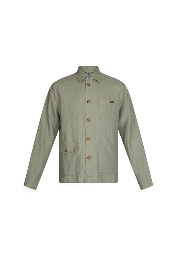 Pure Linen Field Jacket