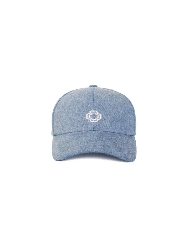 Clover-Logo Denim Cap