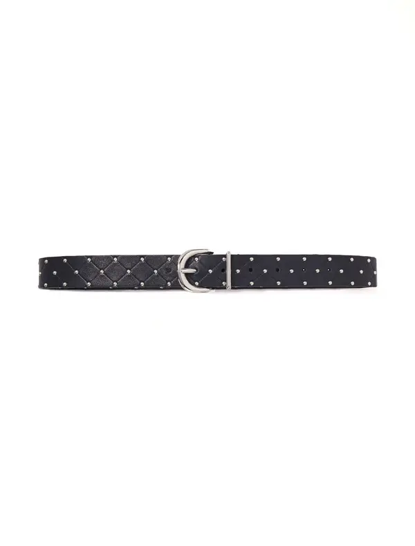 Quilted Leather Belt