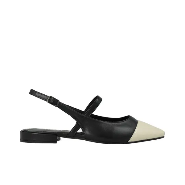 Two-Tone Slingback Ballerinas
