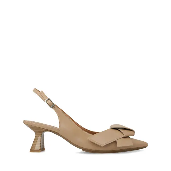 Pointed Toe Slingback low Heels