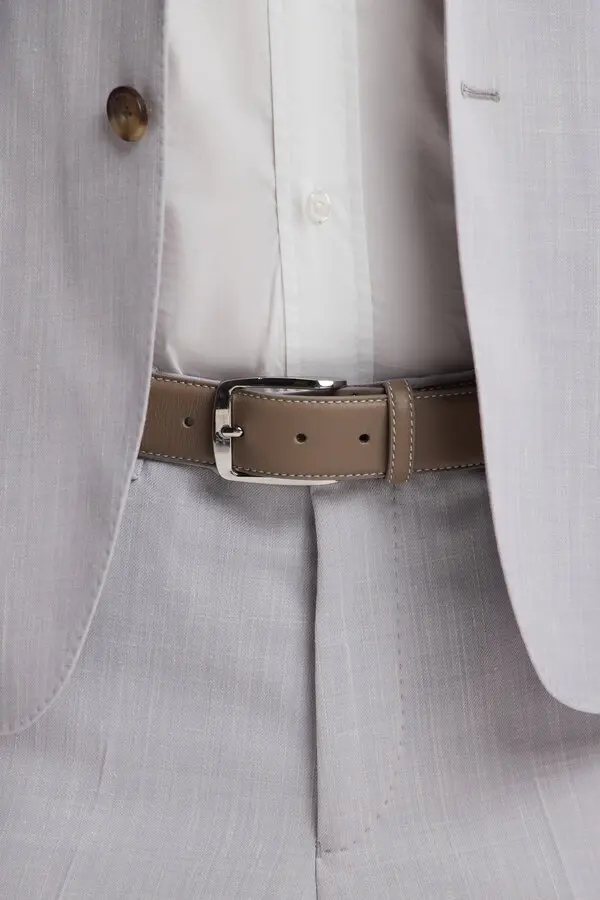 Plain rubber elastic belt