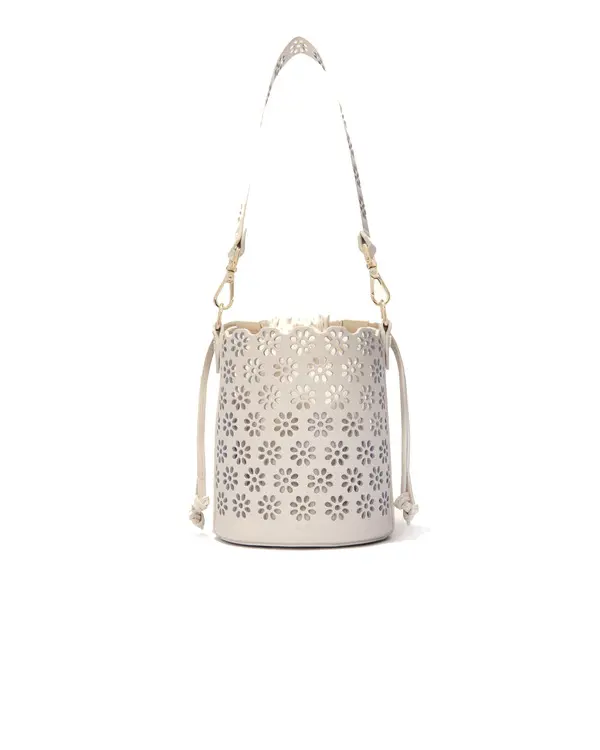 Crochet-knit Mini Miss Shoulder Bag