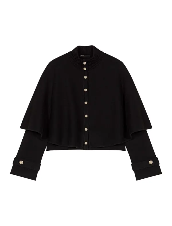 Cape-Effect Cardigan