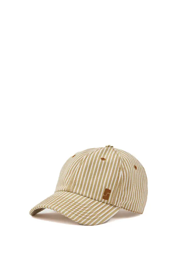 Striped Cotton Cap