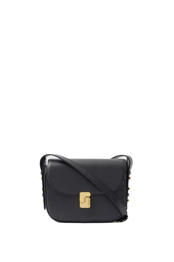 Moka Box Leather Crossbody Bag