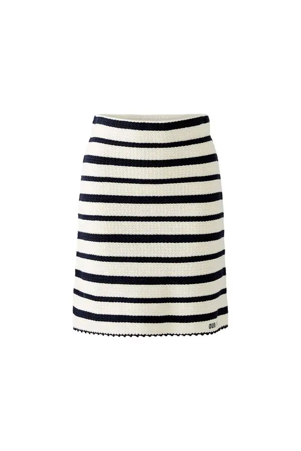Cotton Knitted Short Skirt
